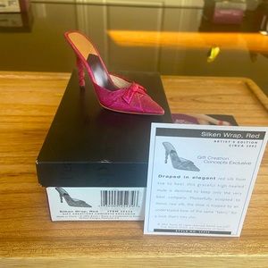 Just The Right Shoe “Silken Wrap Red” limited Artist's Edition by Lorraine Vail